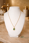 Emerald Heirloom Pendant Necklace – Luxury Gift Box Edition | M Collective™
