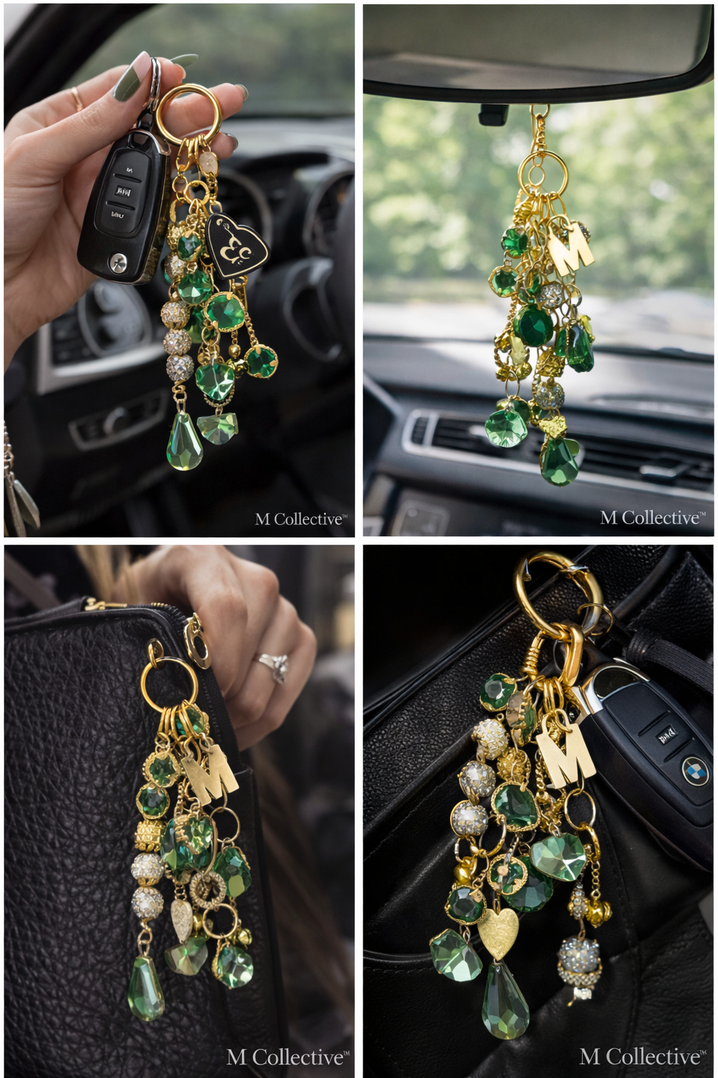 Signature Charm Luxe Keychain™ | Emerald Edition