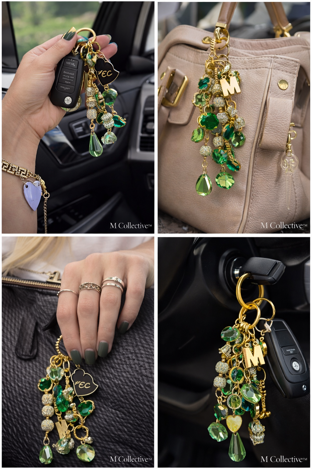 Signature Charm Luxe Keychain™ | Emerald Edition