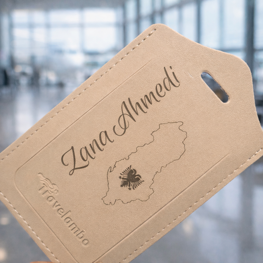 Custom Engraved Luggage Tag
