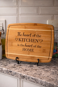 Personalized Bamboo Kitchen Board | Custom Engraved Kitchen Decor | Housewarming Gift | Wedding Gift | Kitchen Display Board
