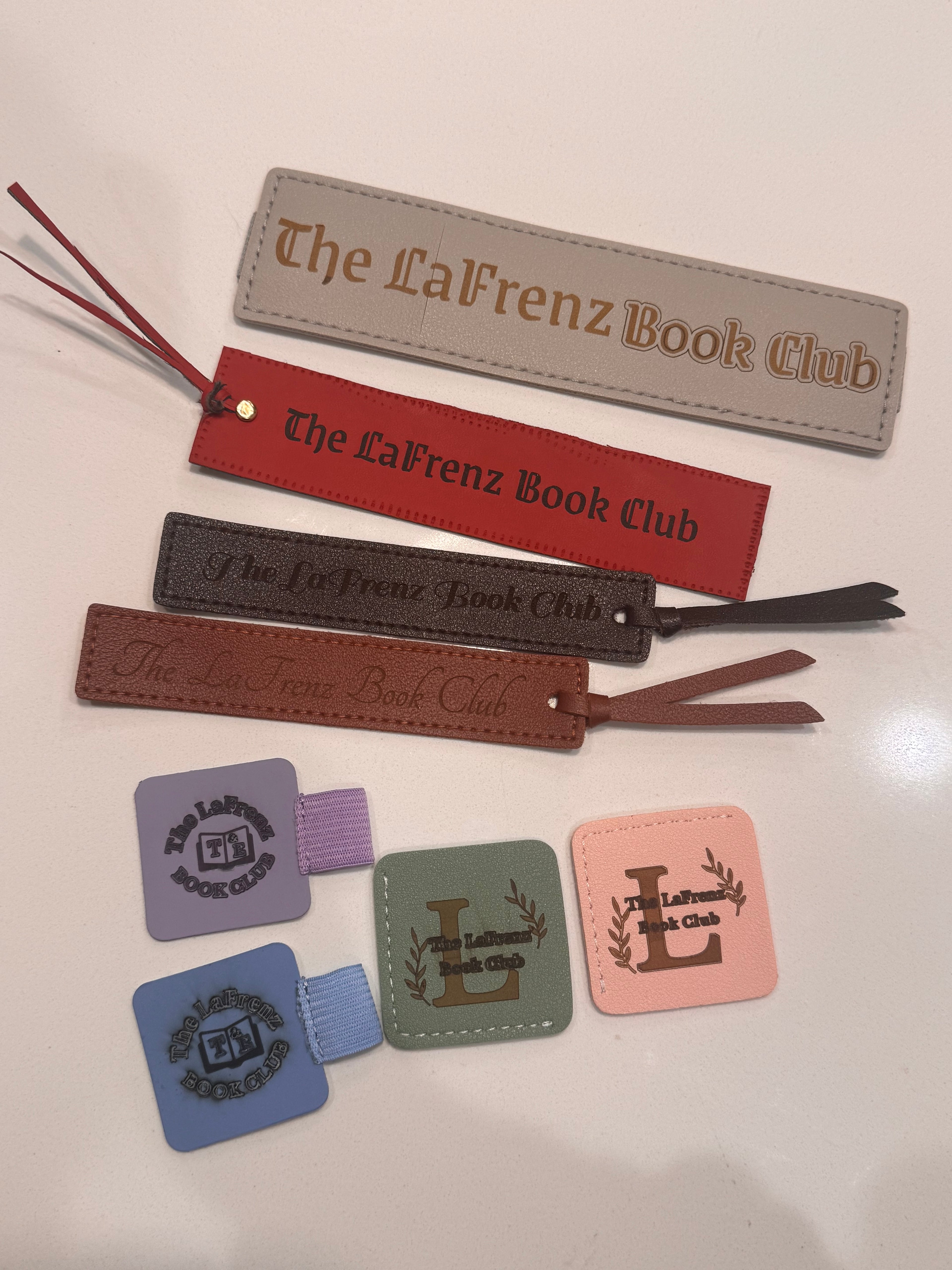 Hand-Cut Custom Bookmark – Personalized Leather Tassel Bookmark