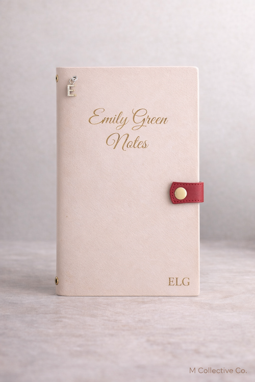 Personalized Leather Journal – Custom Engraved Notebook | M Collective Co.