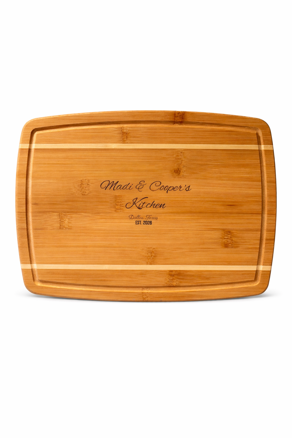 Personalized Kitchen Board | Engraved Kitchen Decor | Custom Bamboo Kitchen Sign