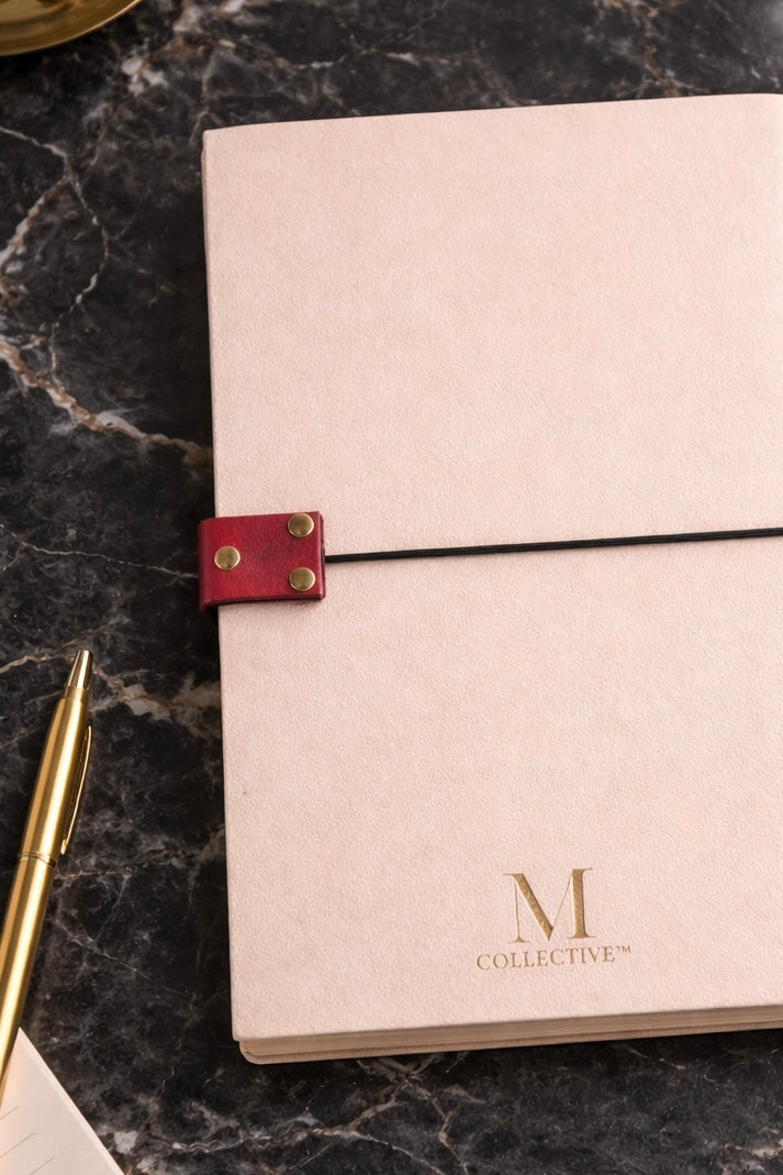 Personalized Leather Journal – Custom Engraved Notebook | M Collective Co.