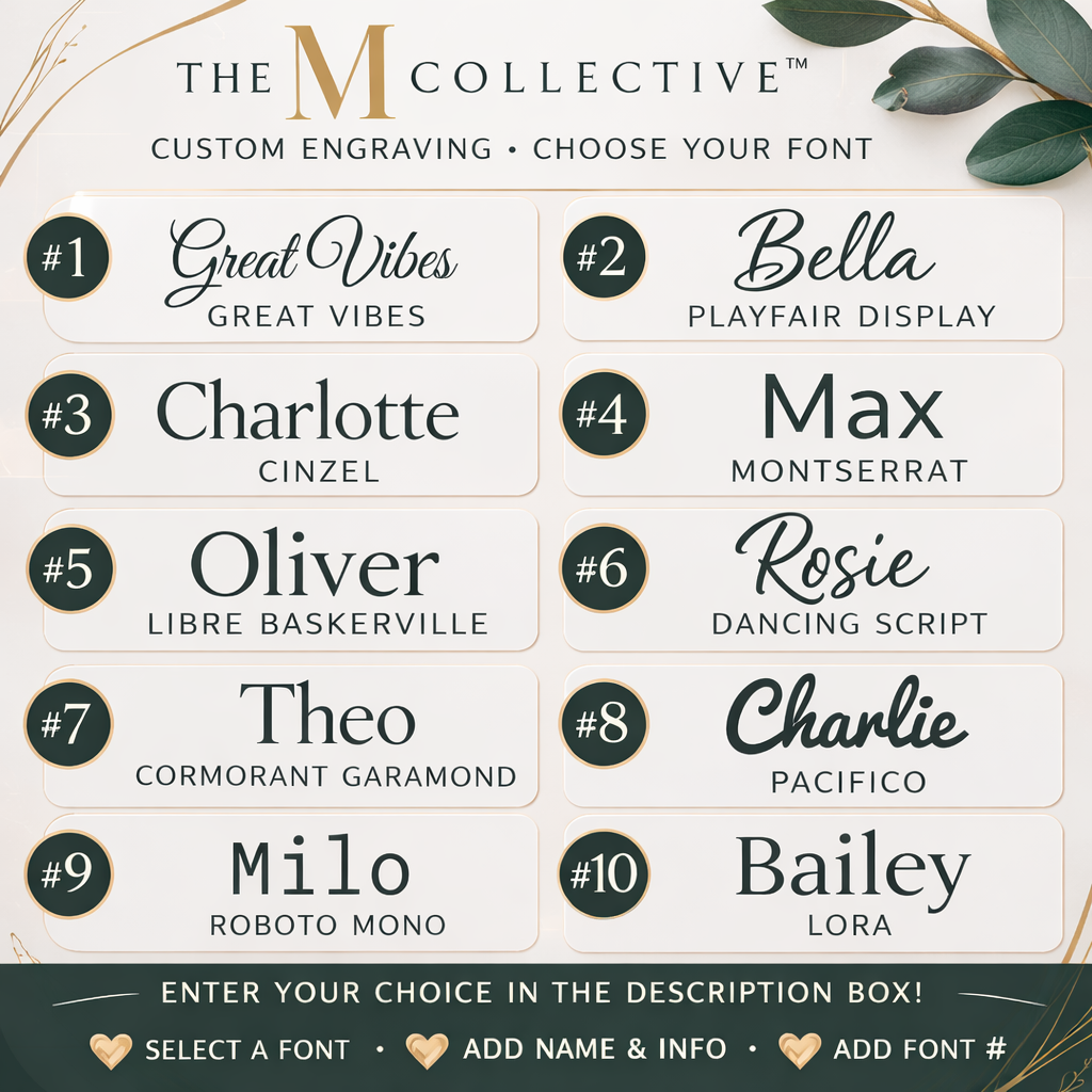 Custom Acrylic Executive Nameplate