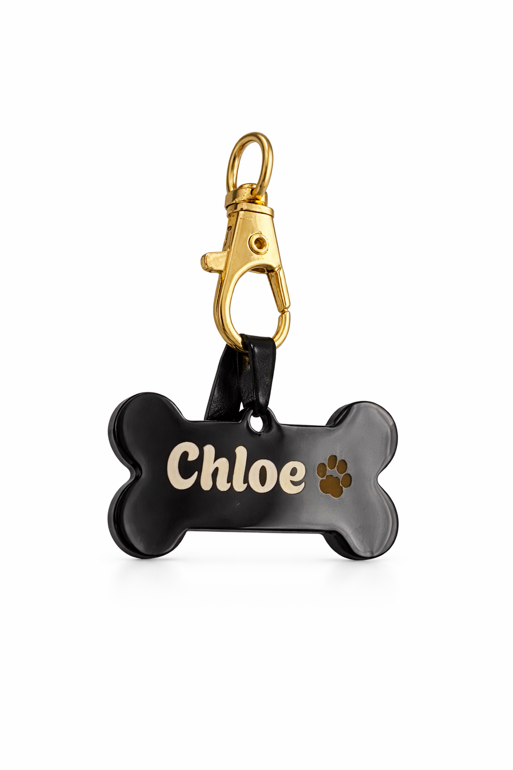 Double sided Custom Engraved Bone Keychain