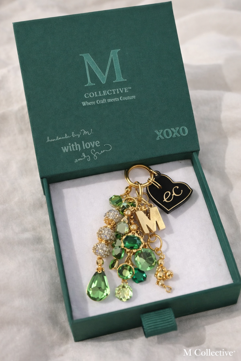 Signature Charm Luxe Keychain™ | Emerald Edition