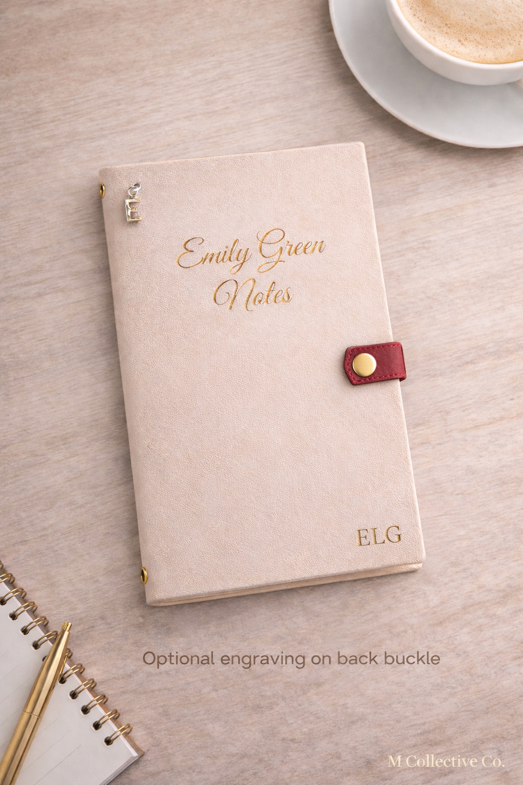 Personalized Leather Journal – Custom Engraved Notebook | M Collective Co.